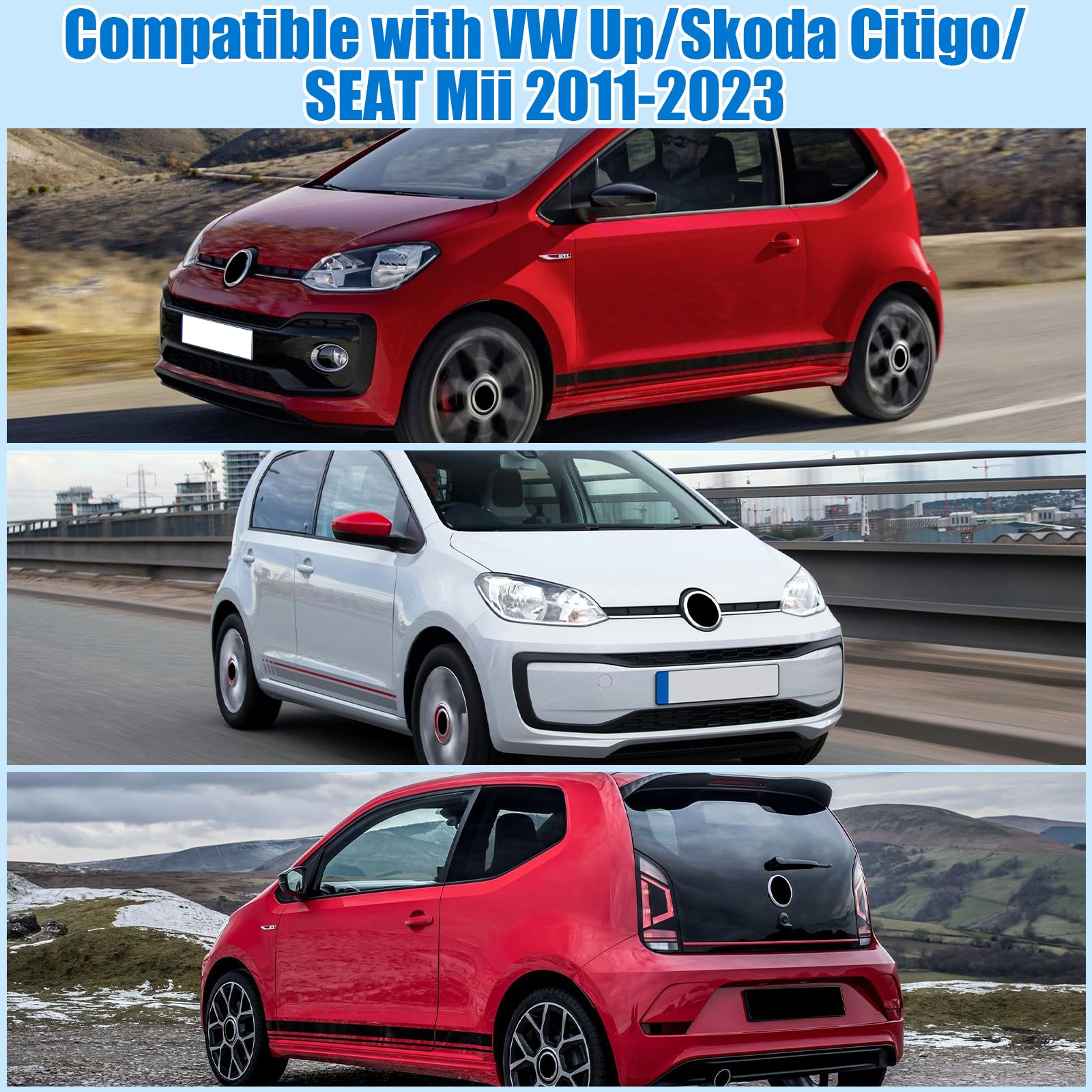 Heckscheibensonnenschutz Auto Heckscheibe Ersatz für VW UP/SEAT MII//Skoda Citigo 2011-2024, Heckscheibenschutz Sonnenschutz, Faltbar Sonnenschirm Auto UV Reflektierender Privatsphäre