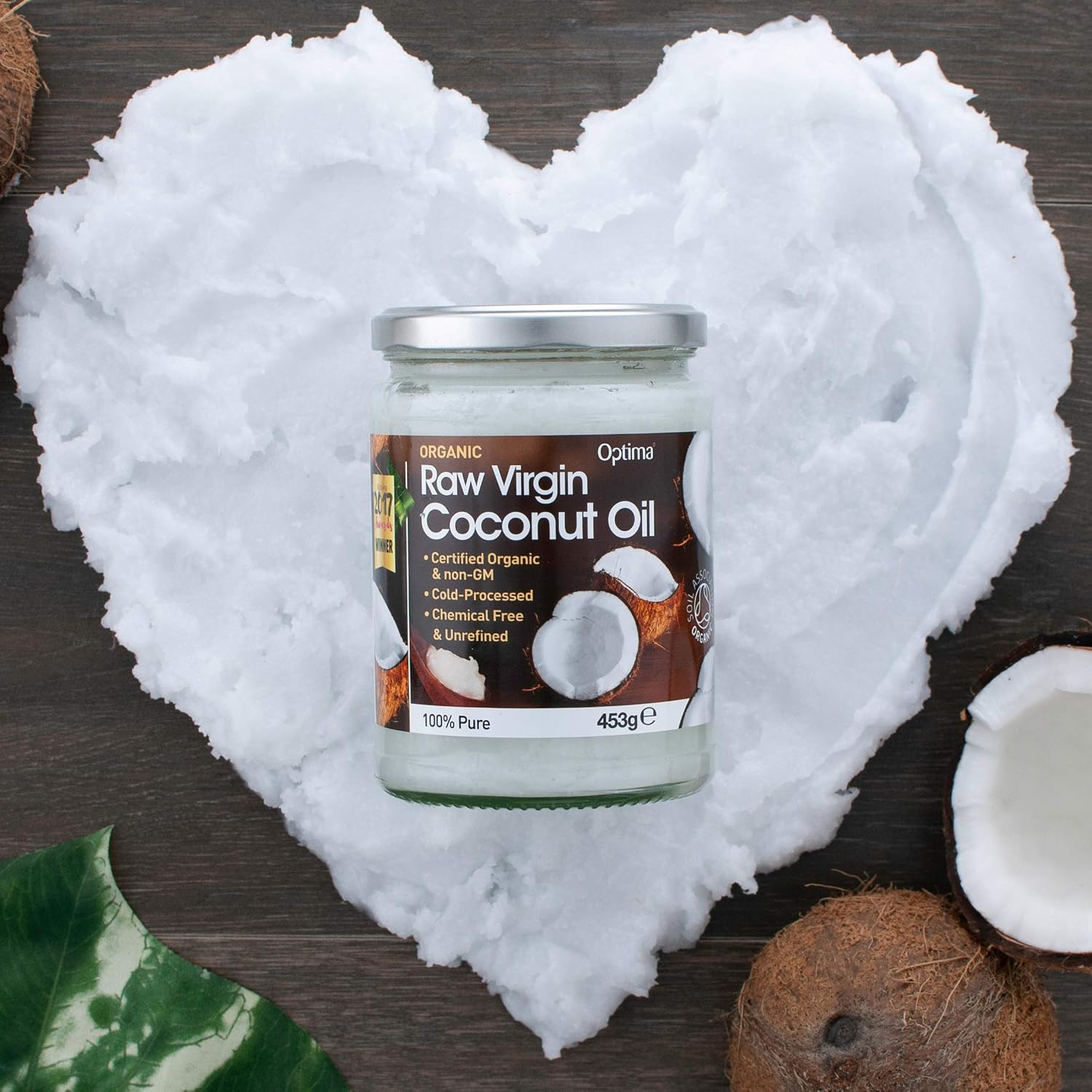 OPTIMA Organic Raw Virgin Coconut Oil, 500 ML