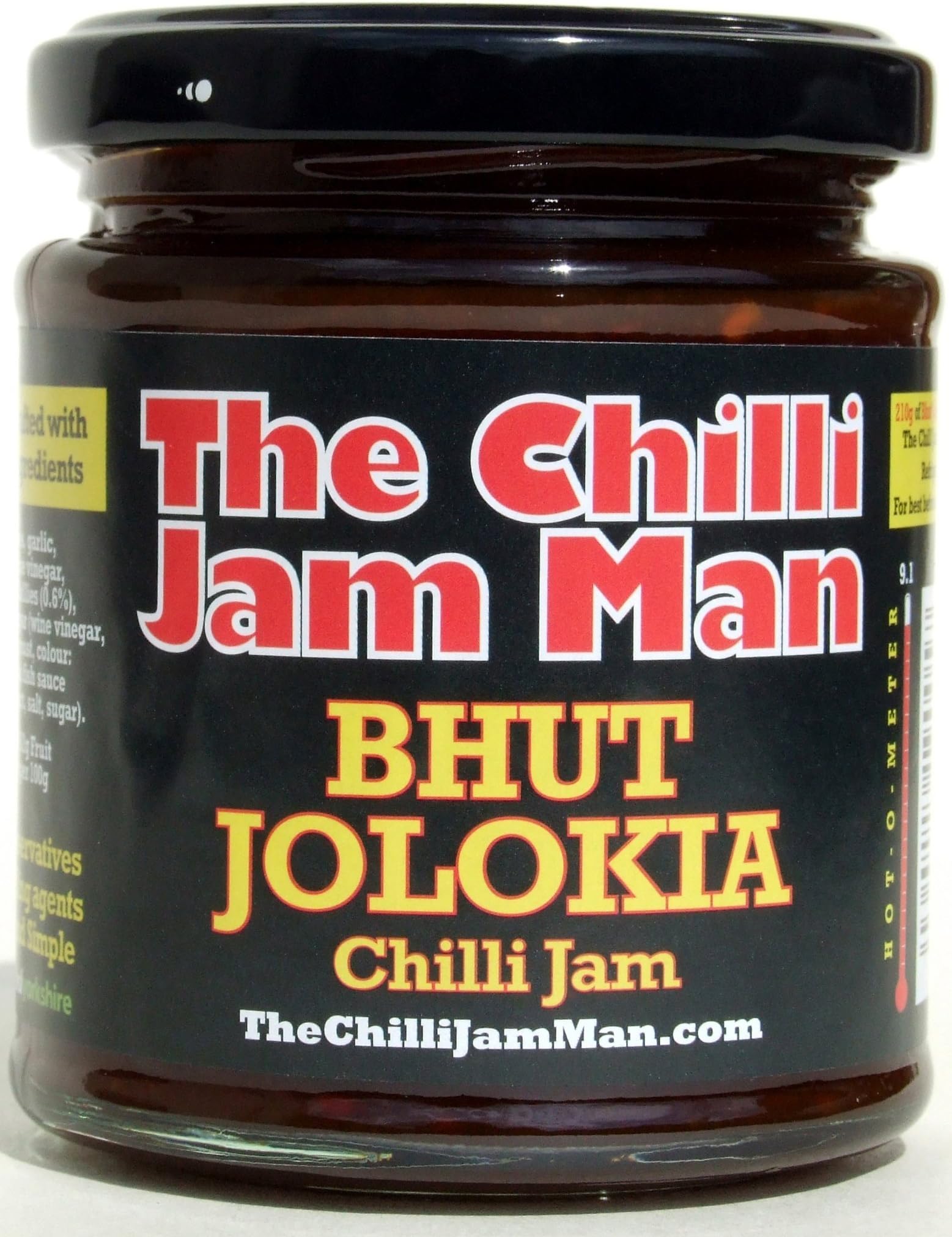 The Chilli Jam Man Heat-8 Bhut Jolokia Chilli Jam- 200 g