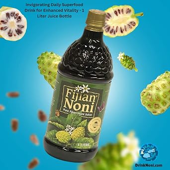 Natural Goodness NONI Juice by Morinda, Original and Authentic, Noni Fruit Juice from FIJI with All-Natural Daily Wellness Drink (Pack of 2 x 33.8 Fl Oz Bottles) Daily Superfood Drink