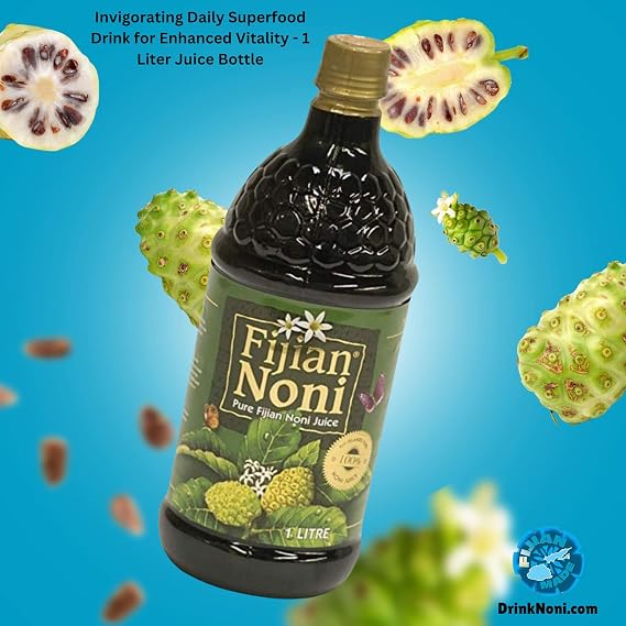 Natural Goodness NONI Juice by Morinda, Original and Authentic, Noni Fruit Juice from FIJI with All-Natural Daily Wellness Drink (Pack of 2 x 33.8 Fl Oz Bottles) Daily Superfood Drink
