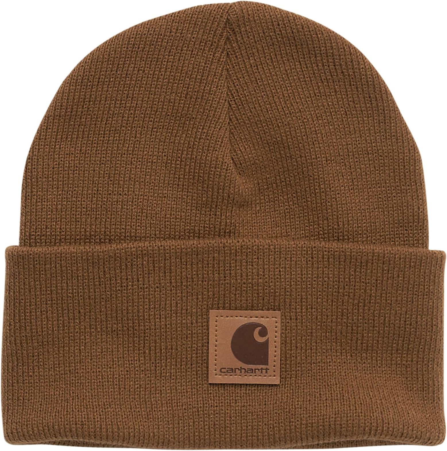 Carhartt Girls Kids' Knit Watch Beanie Hat, Brown Classic, 6-14 Years US