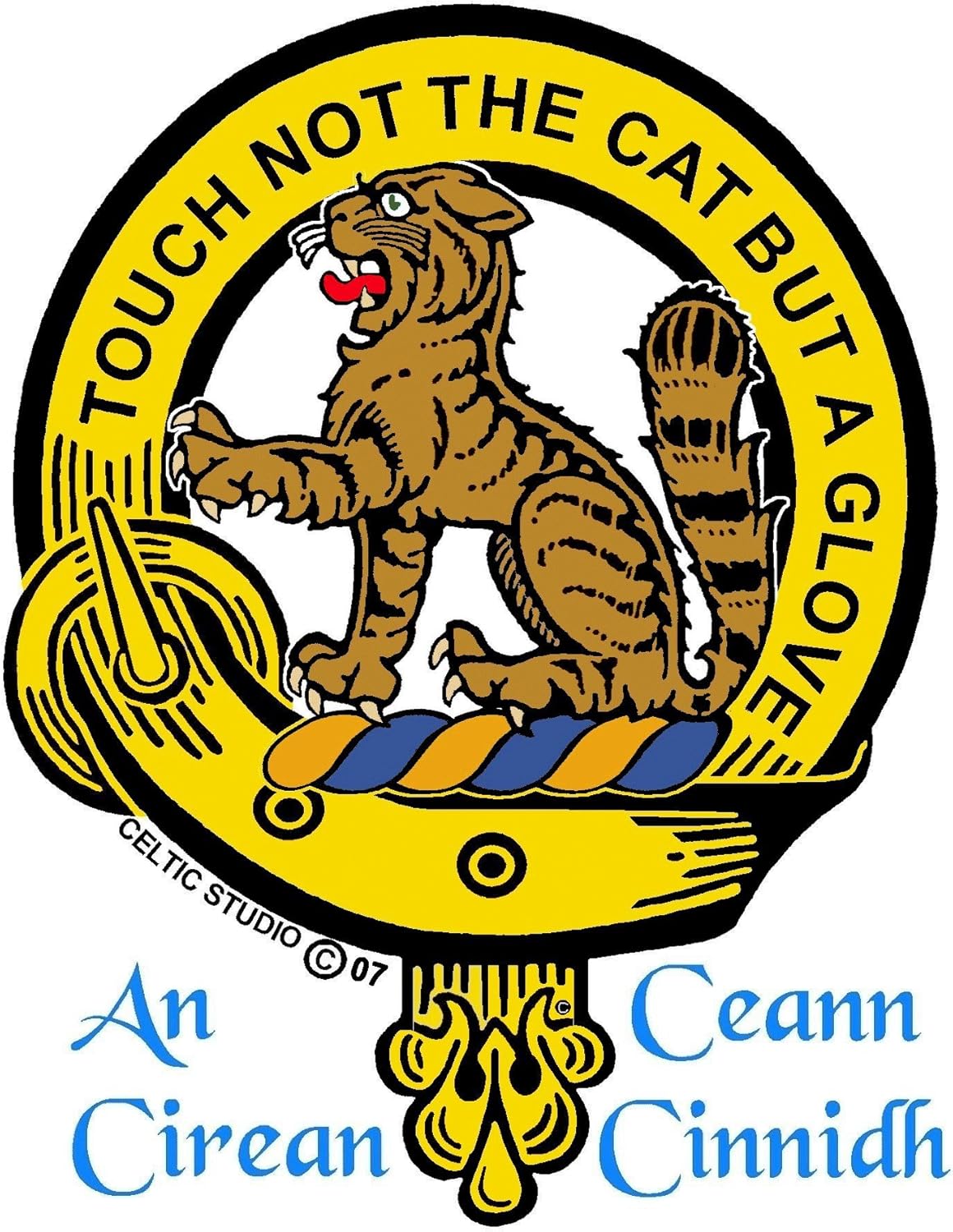MacPherson Scottish Clan Crest Tie Tack/Lapel Pin