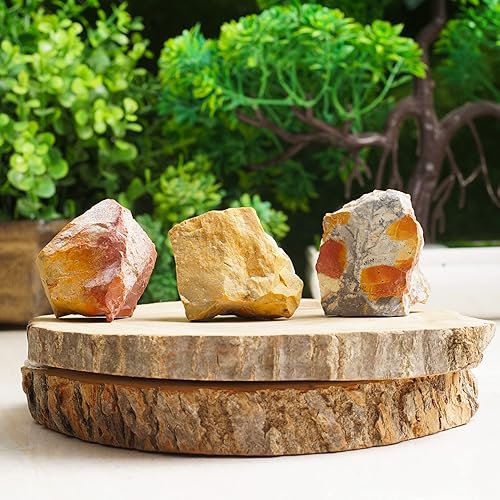 Miniatura 3 de Juego de 5 cristales de Virgo Power con signo del zodiaco, jaspe maligano para autoestima, coraje, inspiración, 3 piedras curativas de forma natural