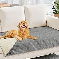 Vista 101 de hyha - Manta impermeable para cama de perro, mantas suaves para mascotas, funda impermeable para sofá para perros, fundas reversibles lavables