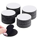 LLPT 32 Pairs Hook and Loop Tape Fastener Round Dia. 2.4” Sticky Dots Pad with Heavy Duty Adhesive Hook Loop Strip Mounting Tape for Home Deco Office School Outdoor (RSB320)