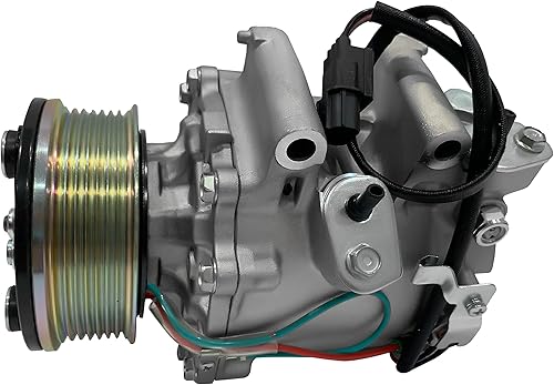 RYC Nuevo compresor de CA y embrague de A/C IH555 (se adapta a Honda Civic 1.8L 2006, 2007, 2008, 2009, 2010, 2011)