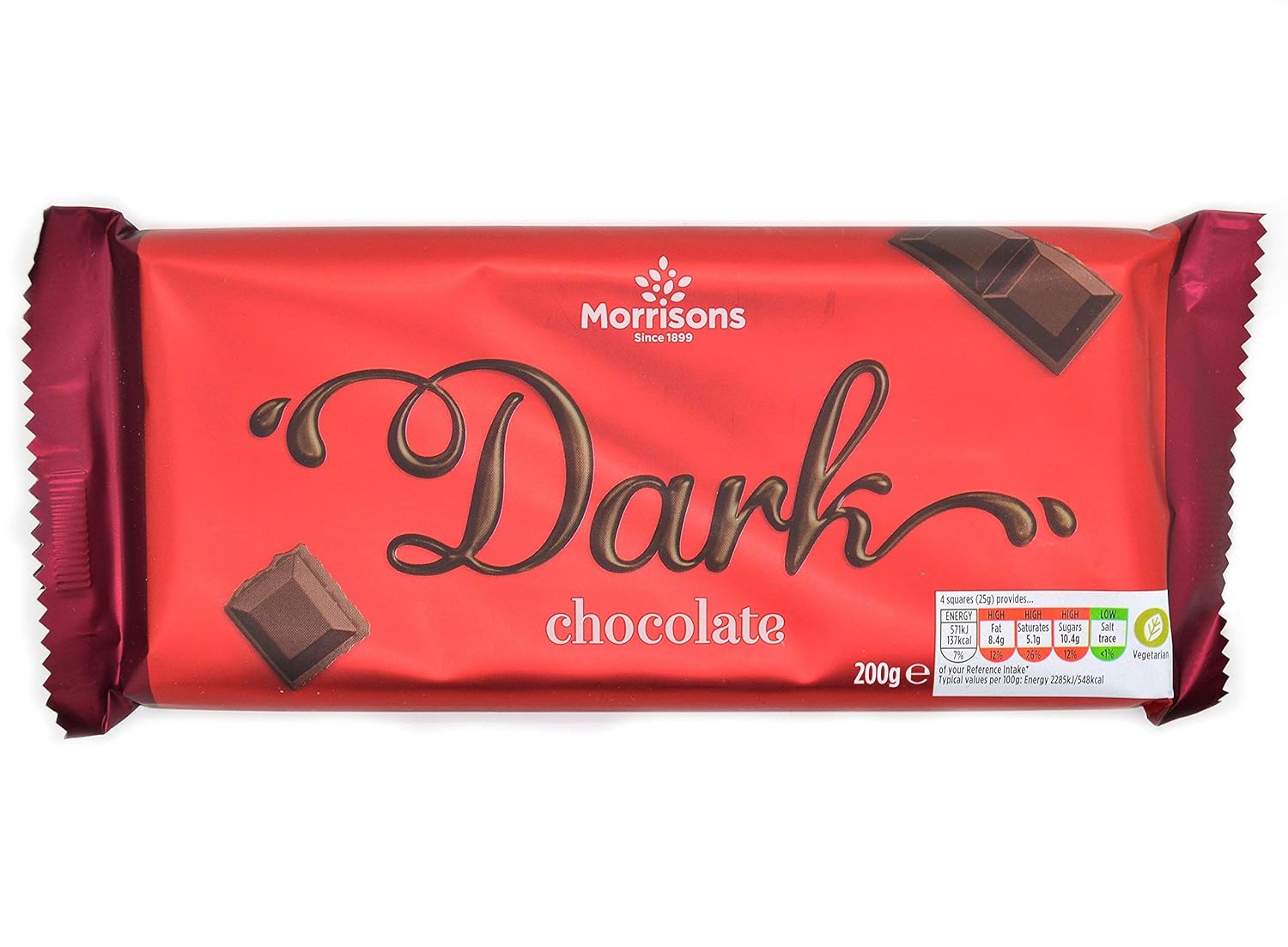 Morrisons Dark Chocolate 200g Grocery & Gourmet Food