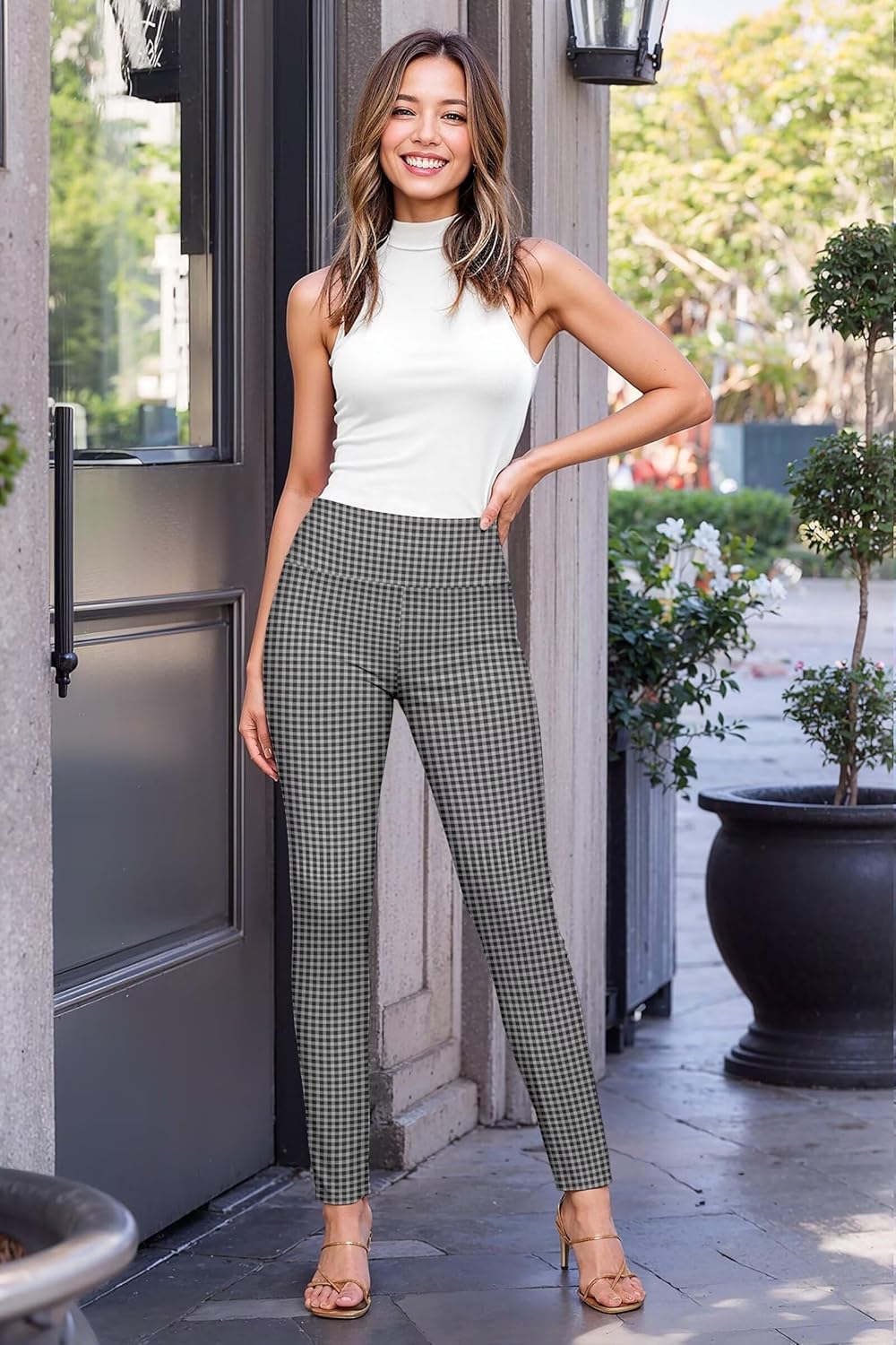 Hybrid & Company Super Comfy Stretch with Full Elastic Waist Pull On Millennium Twill Pant - Image 3