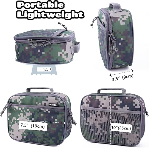 Miniatura 3 de MORIOX Lonchera para niños, bolsa de almuerzo suave con aislamiento térmico para niños pequeños, adolescentes de todas las edades, kit de bolsa de