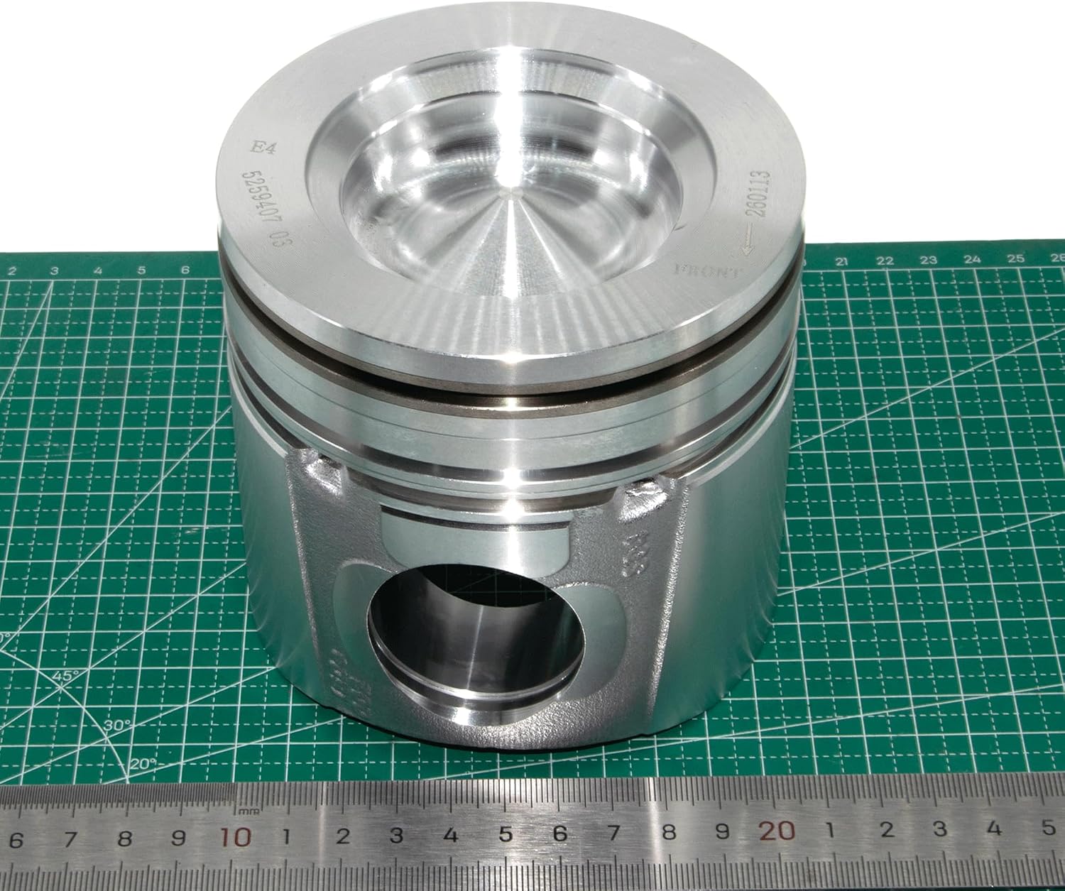 5316178 5336103 Engine Piston Compatible with Cummins 4B4.5 6ISBE ISB4.5 ISB6.7 QSB 6.7 Part Replacement 4936946 4938619 5259407