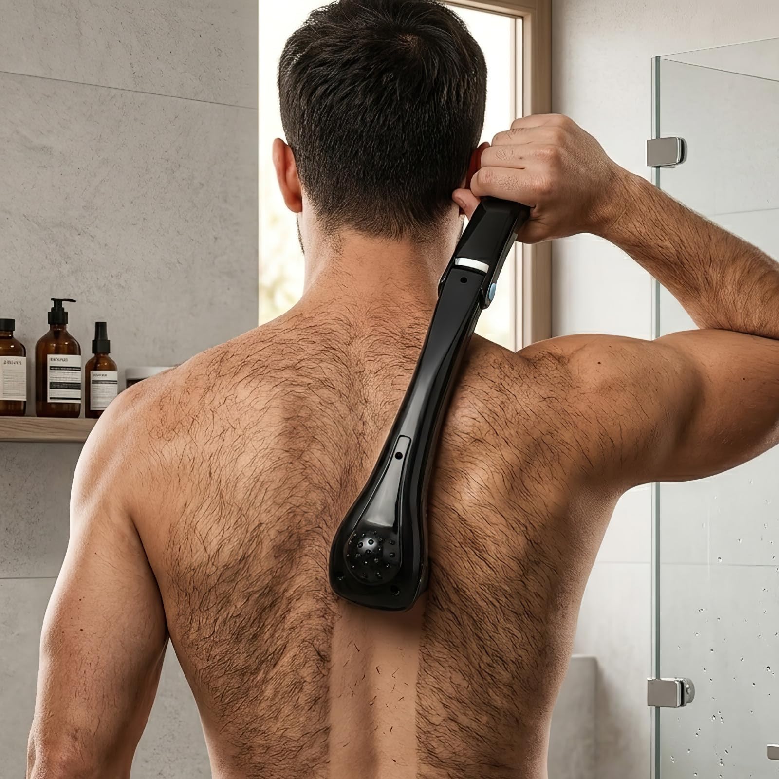Afeitadora Eléctrica de Espalda Negra Abs para Hombres