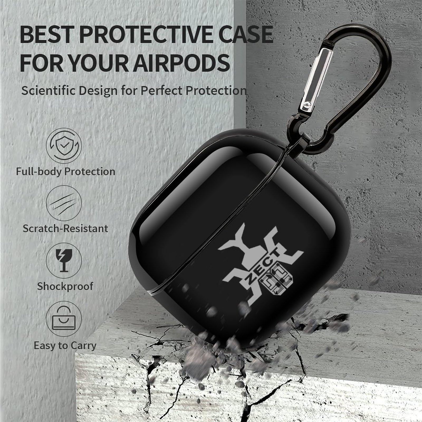 AirPots3 左とケース Amazon | ZENIX DESIGN TECH Airpods 第3世代 用 ケース