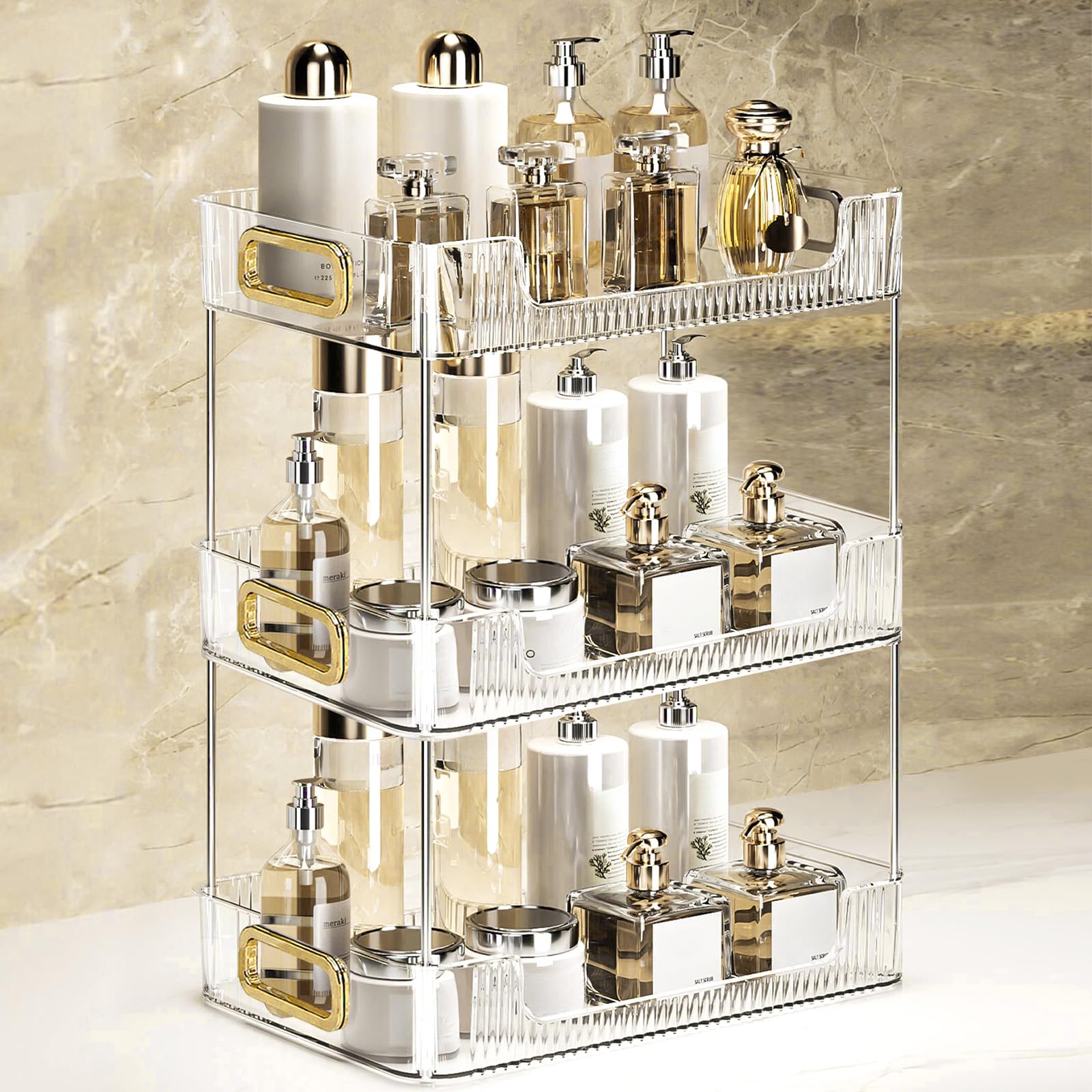 KSDSOAM 3 Tiers Bathroom Countertop Organizer