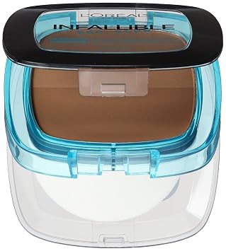 L'Oreal Paris Infallible Pro Glow Pressed Powder, Cocoa, 0.31 oz.