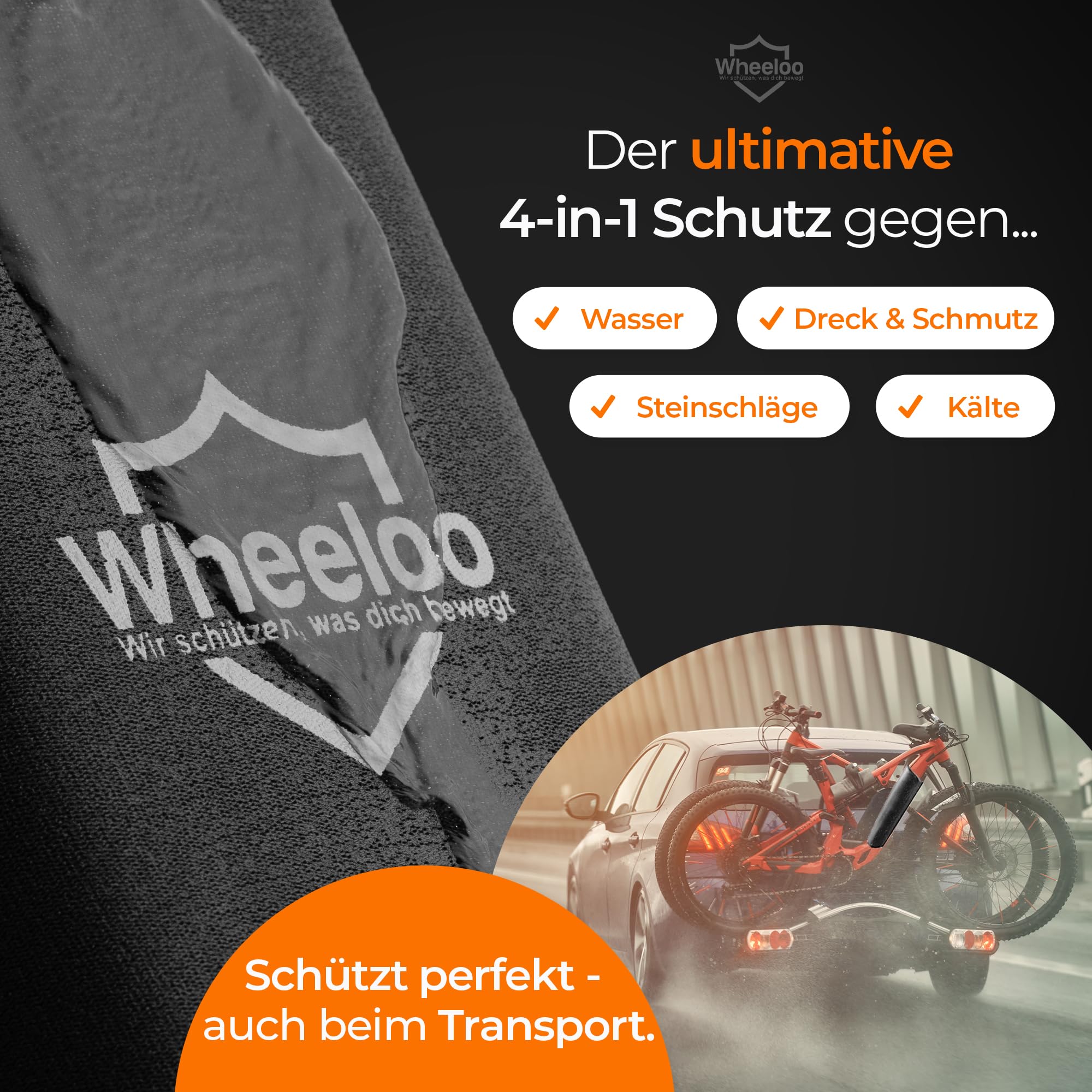 Pokrowiec ochronny na akumulator e-bike z otworem na uchwyt na butelkę I Ochrona ebike z zamkiem błyskawicznym + torba I dla większego zasięgu I uniwersalne dopasowanie I Pokrywa rowerowa dla