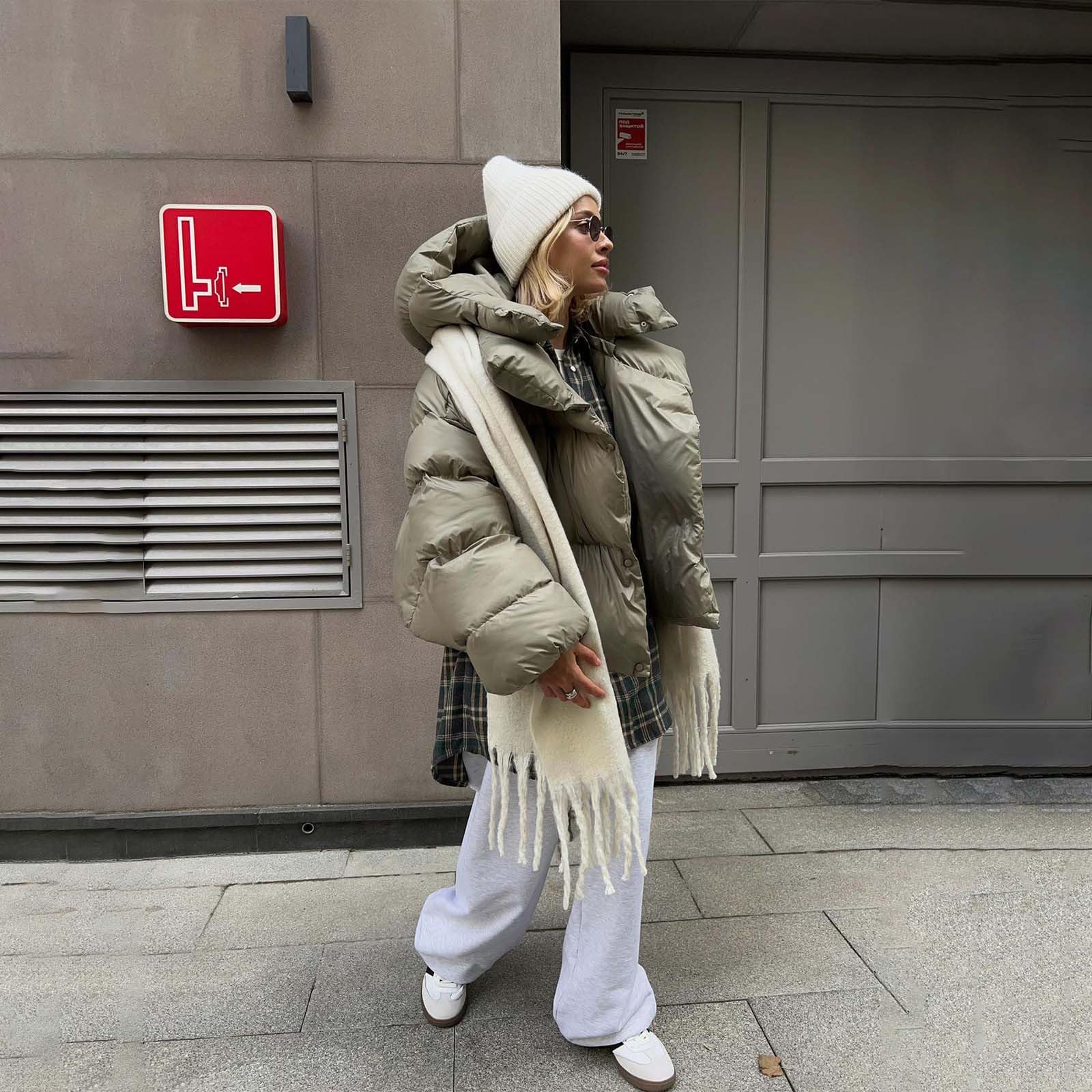 Chaqueta de invierno para mujer, chaqueta de invierno, colores cálidos, chaqueta acolchada, abrigo de invierno, chaqueta de plumas de pelo sintético, chaqueta ligera para exteriores