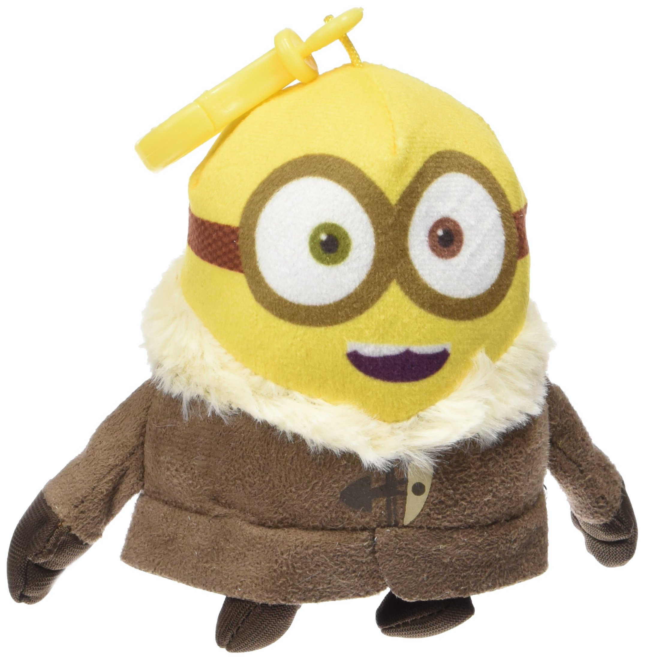 Joy Toy 91590 13 cm Minions Ice Village Plush Toy with Clip Assorted 3 Designs