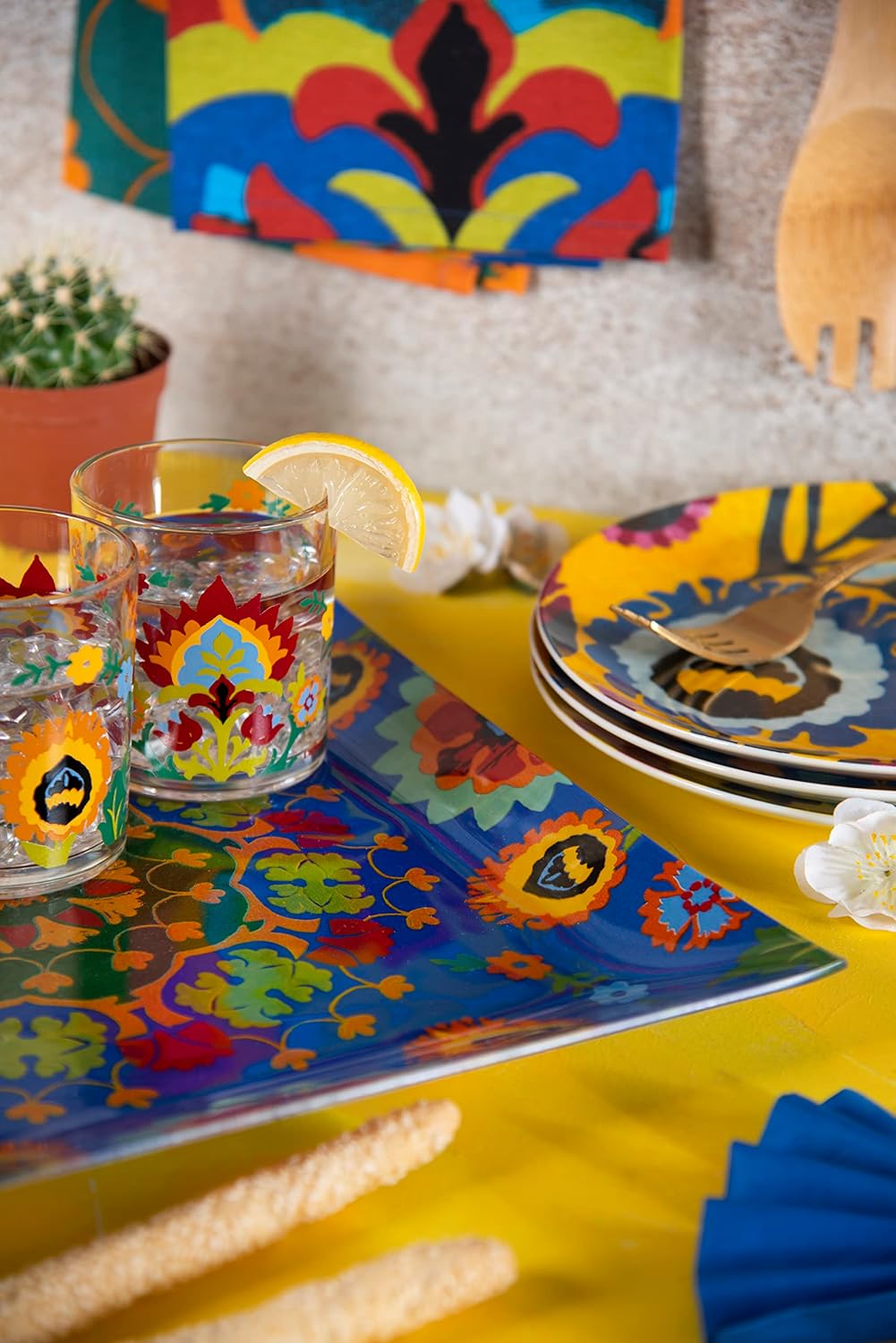 Excelsa New Delhi Set of 6 Glasses, Glass, Capacity 250 ml