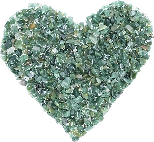 Chips de cristal de aventurina verde a granel, piedras preciosas curativas naturales de forma irregular, piedra triturada Reik curativa, chips de