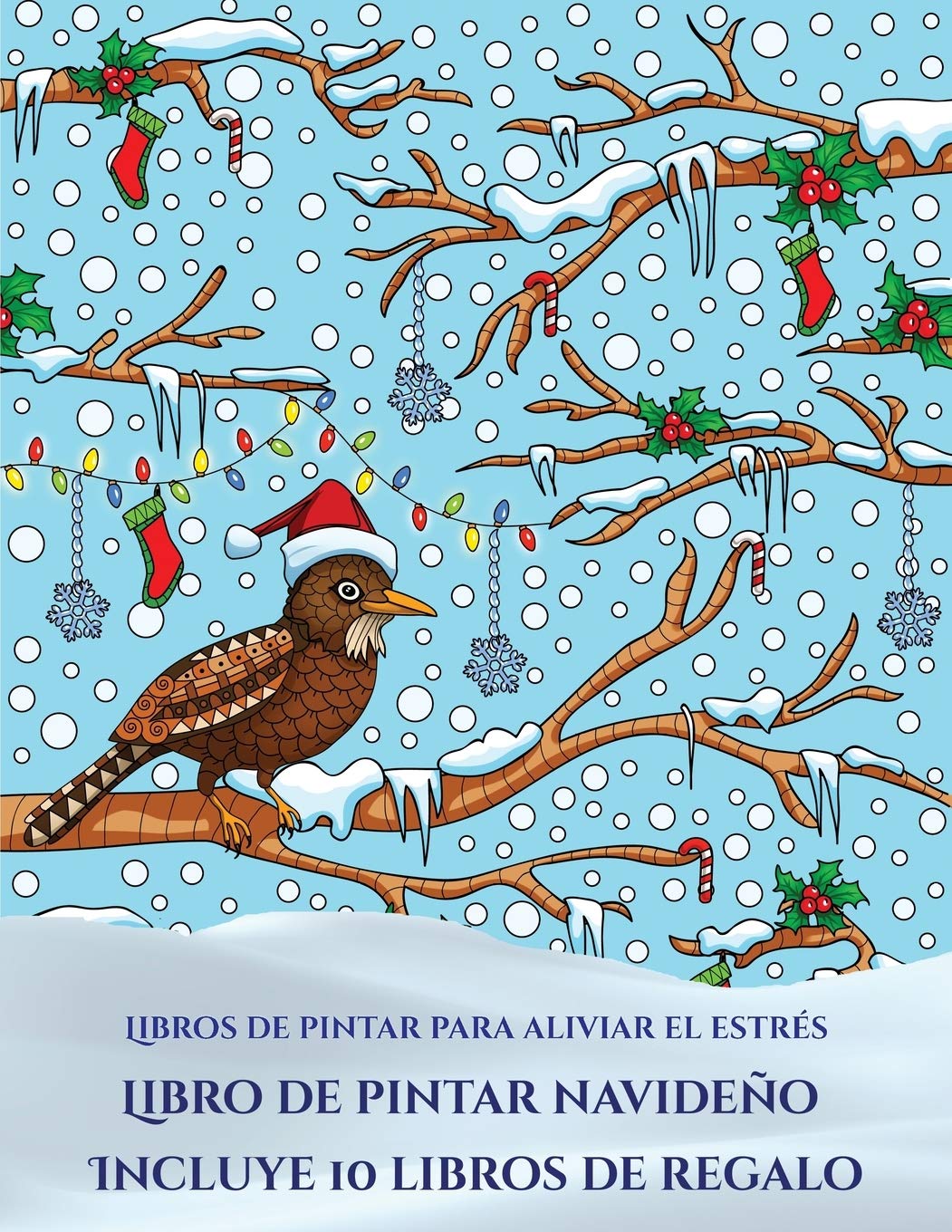 Buy Libros de pintar para aliviar el estrés (Libro de pintar navideño) Este libro contiene 30
