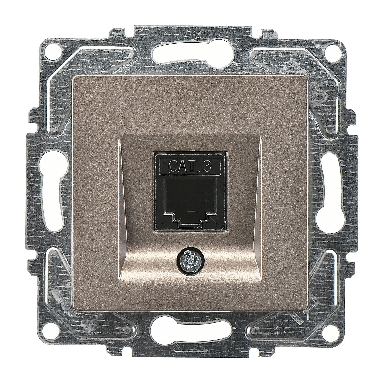 EQONA METALLIC ANTRASIT NUMERIS TELEFON PRIZ(CAT3)(ACILI)(MKZ)