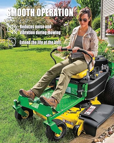 Miniatura 4 de Polea tensora plana para Ariens John Deere 737 757 777 797 1585 1570 1580 Z820A Z910A Series, polea tensora para cortacésped reemplazar TCA17524