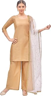 Studio Shringaar Women's Net sequence Embroidered Full Size Dupatta