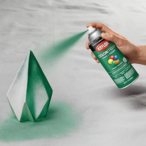 Vista 202 de Krylon - Pintura y primer en aerosol COLORmaxx K05511007, 12 onzas, rojo cereza brillante Cherry Red