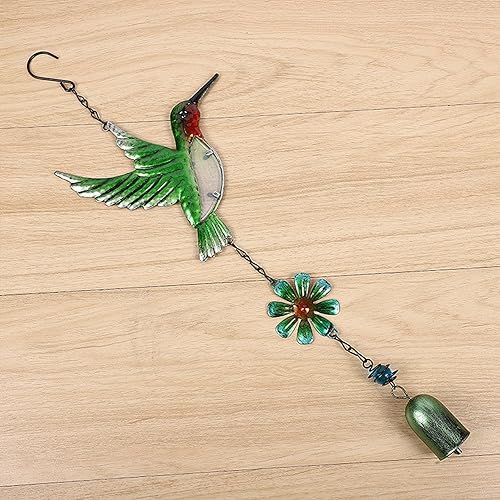 Miniatura 4 de 1 campanilla de viento de animales para exteriores, campanillas de viento coloridas de tubo de aluminio, campanillas de viento para jardín al aire