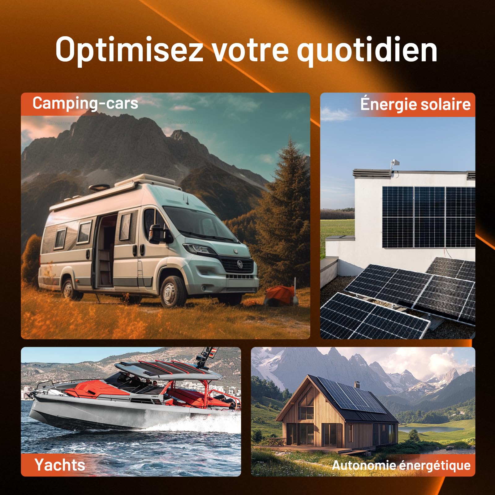 Humsienk Bluetooth Batterie Lithium 12V 640Ah LiFePO4 avec 250A BMS Protection, Plus de 6000 Cycles,8192 Wh,pour Camping-Car, Marine, Installation Solaire, Système Hors Réseau,Alimentation de Secours