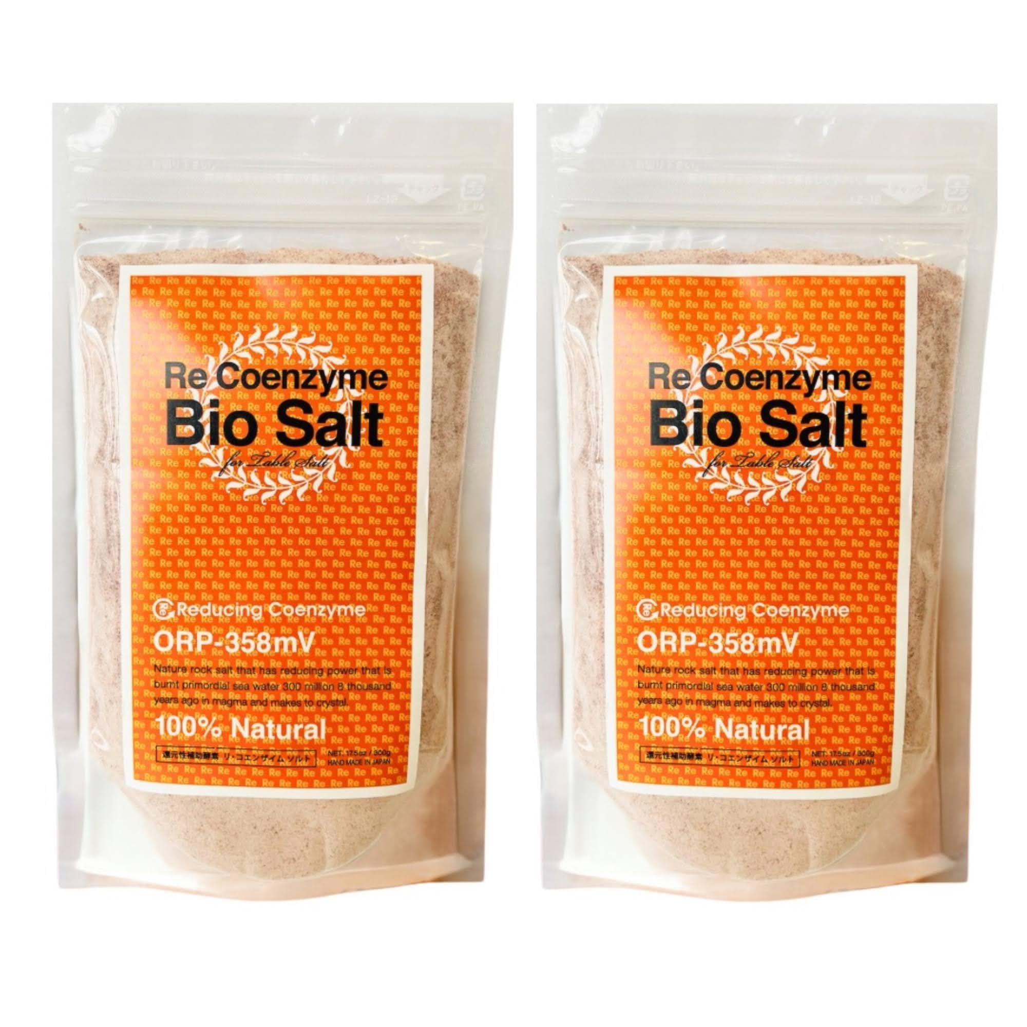 Le Coenzyme Bio Salt 10.6 oz (300 g) Set of 2 (Fine) Pure Mineral and Reduction Power