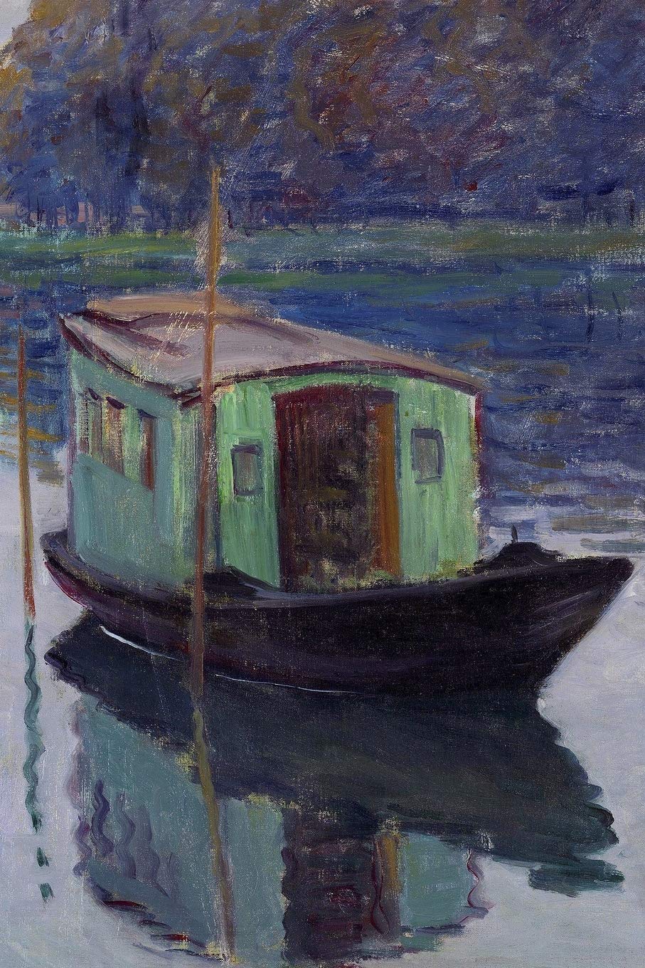 Monet Journal #8: Cool Artist Gifts - The Studio Boat Claude Monet Notebook Journal To Write In 6x9" 150 Lined Pages