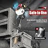 2 Stroke Multifunctional Portable Drills Crushing Pick Handheld Crusher Tools Gas Powered Demolition Jack Hammer Concrete Breaker Rock Chisel for Ground Slotting Breaking Wall Drilling 52Cc 1900W