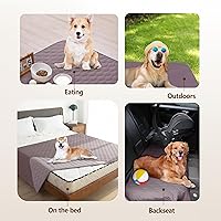 Vista 105 de gogobunny Funda de cama 100% impermeable de doble cara para perro, manta para mascotas, sofá, muebles, protector para cachorros, perros grandes