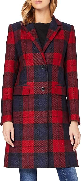 Tommy hilfiger check coat Clearance