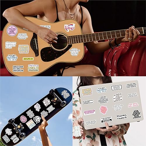 Miniatura 4 de 60 calcomanías de sarcasmo, calcomanías sarcásticas con citas sarcásticas, calcomanías de vinilo divertidas y graciosas para laptop, botellas de