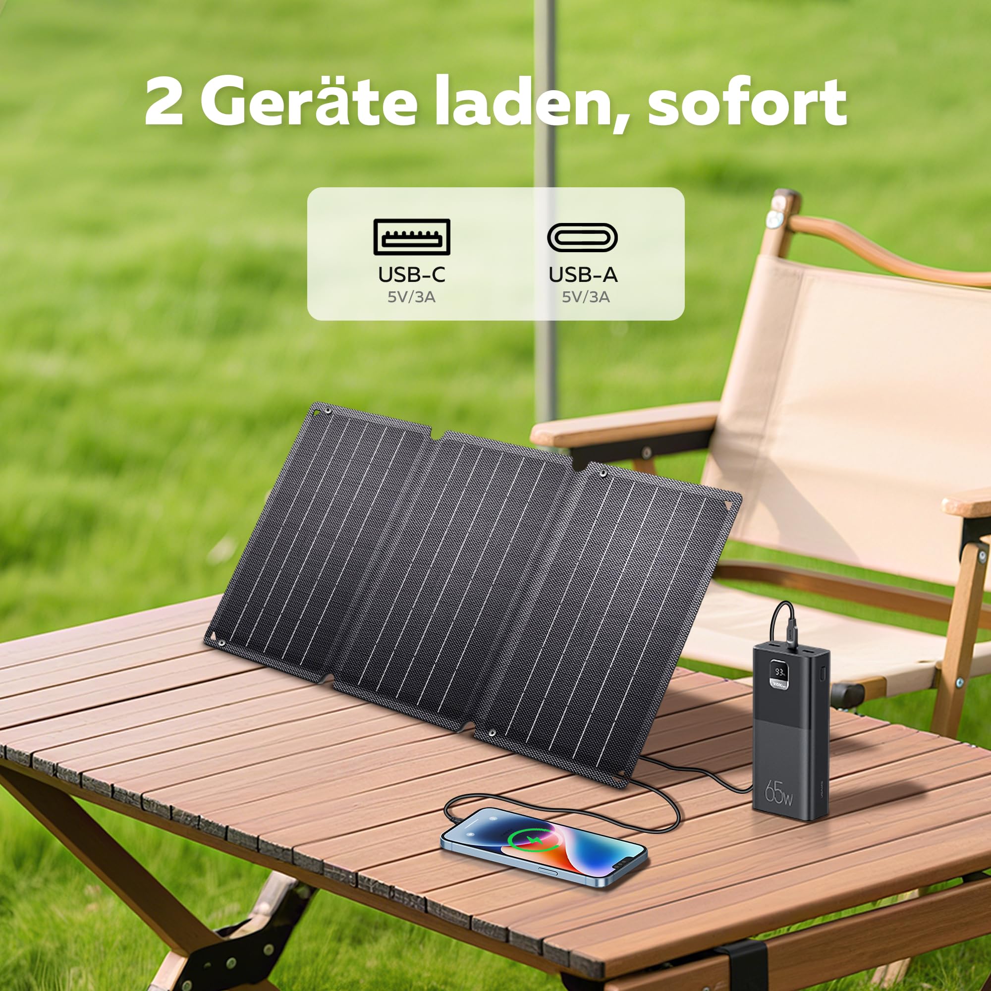 Panella Solare 6V 21W Mini Portatile - Dettaglio