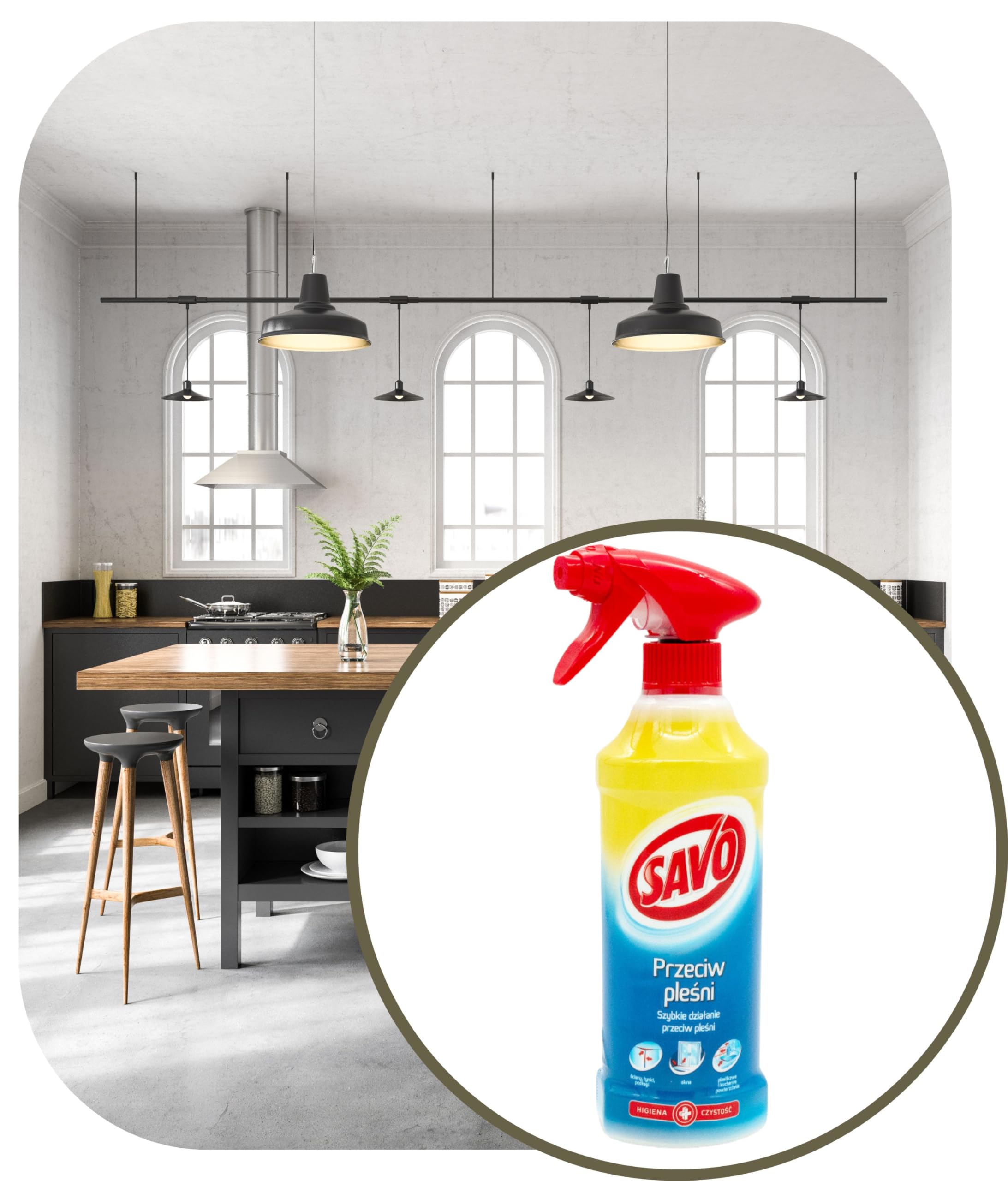 Savo Spray Do Czyszczenia Na Pleśń Grzyby 500ml