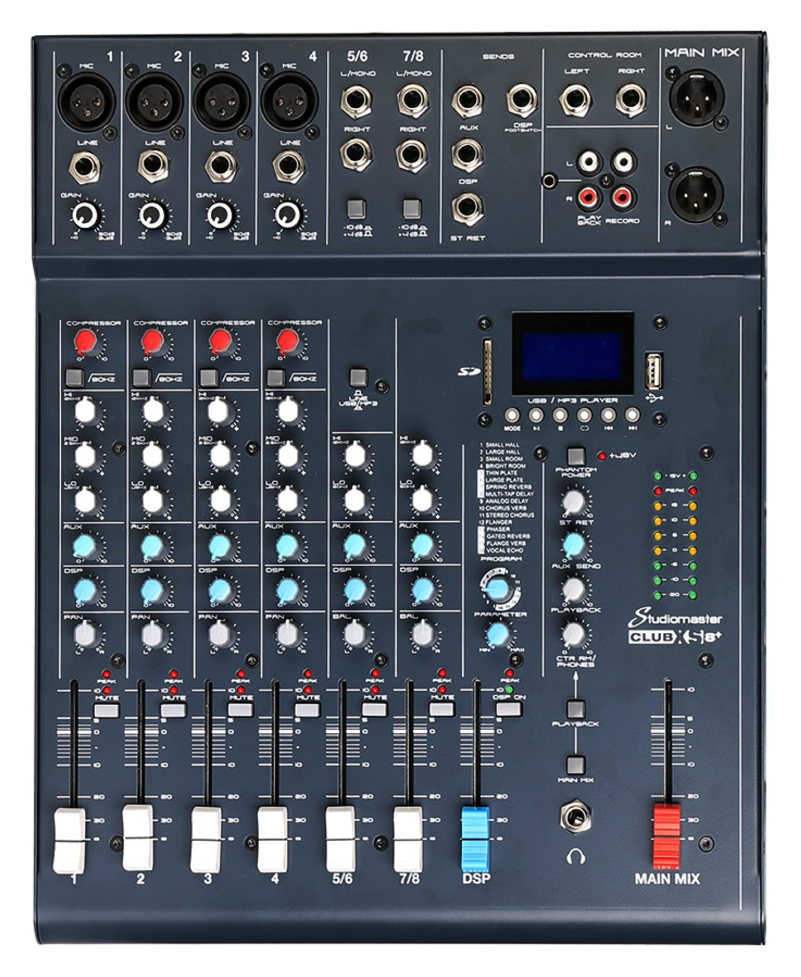 Studiomaster Club XS 8+ Mischpult