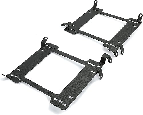 KUAFU Soportes de base de asiento compatibles con Subaru Impreza WRXSTI Racing 1993-2007 Adaptador de montaje de acero de repuesto para SB019DR