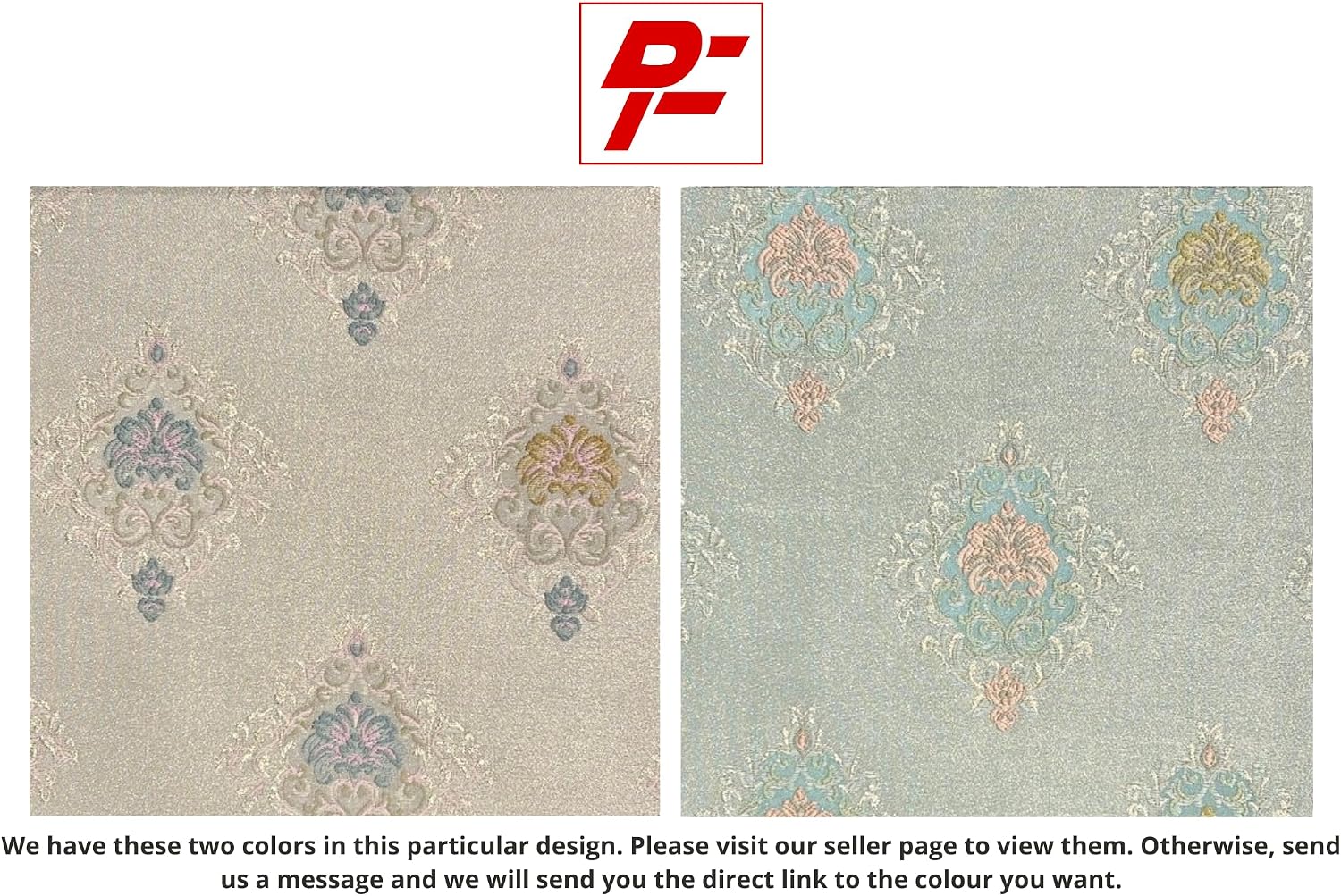 Luxurious Woven Jacquard Damask Motif Design Heavy Furnishing Fabric for Upholstery, Sofa, Chair, Cushion Covers Head Board - Width 54 inches - Fabric by The Yard (Blue)