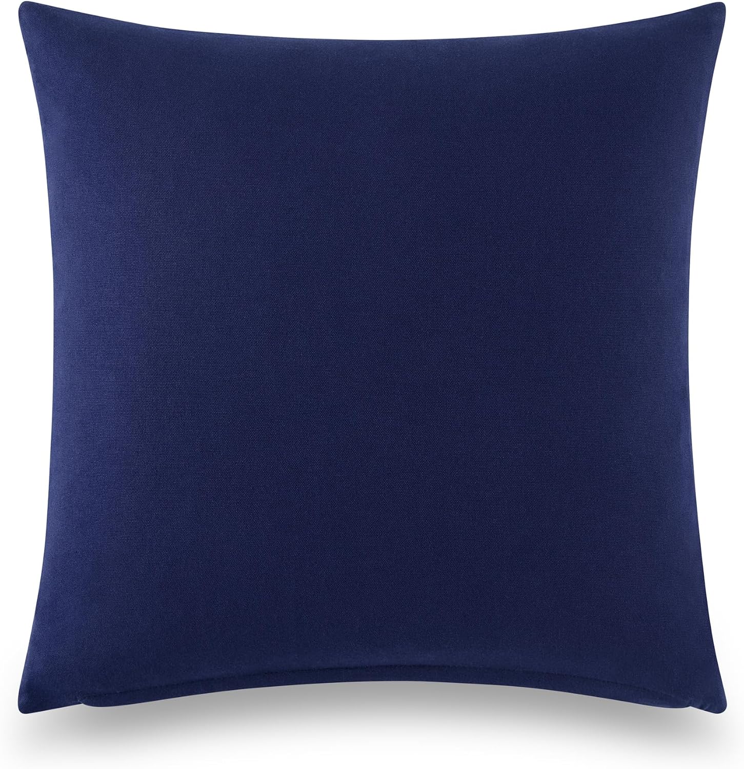 kate spade new york Spade Floral Decorative Pillow, 20" x 20" Throw Pillow for Bed or Sofa, Textured Polyester and Cotton Blend Cover, Navy