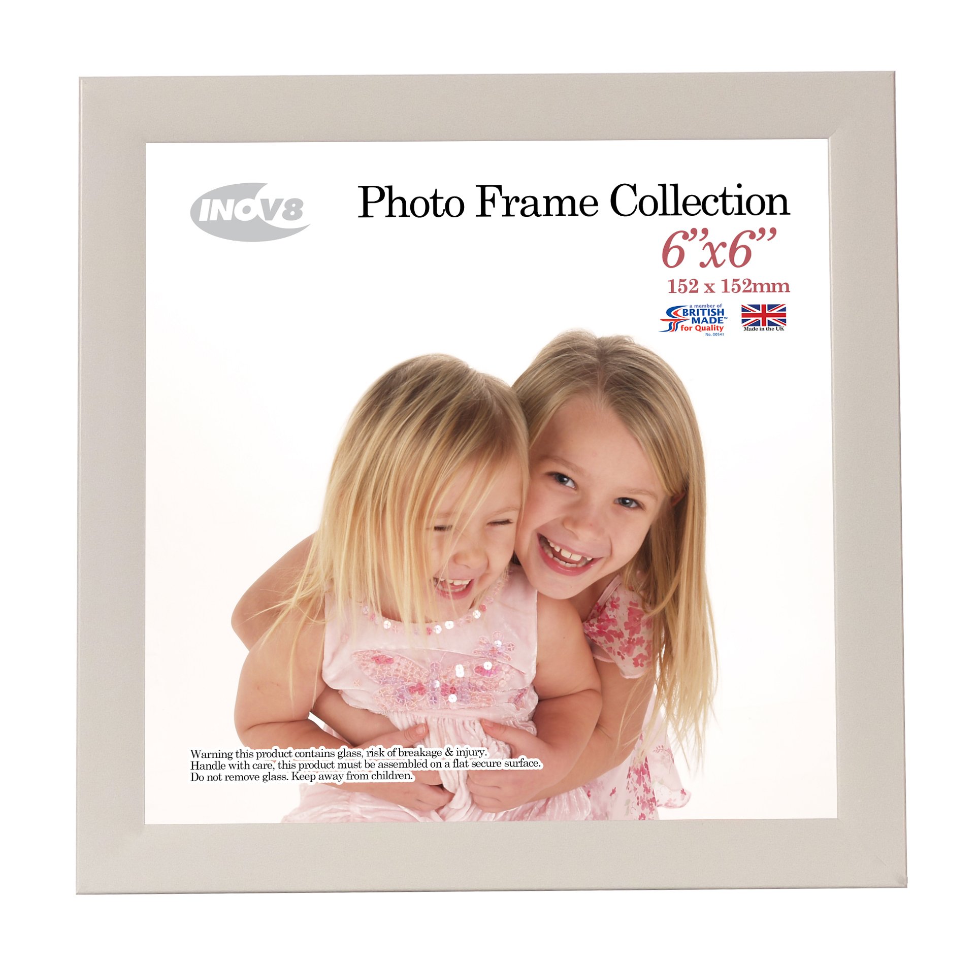 Inov8 Framing Photo Frame Soft Grey 6x6 1PK