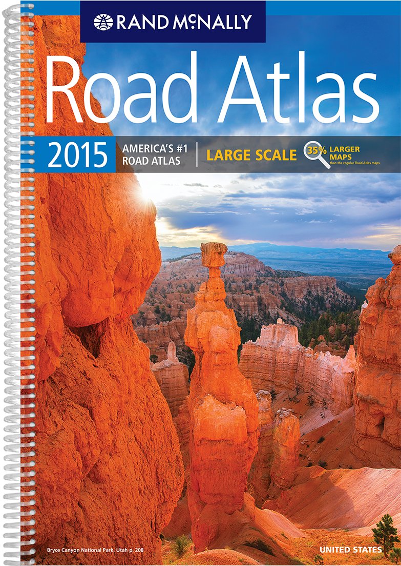 Rand McNally Large Scale Road Atlas United States 2015