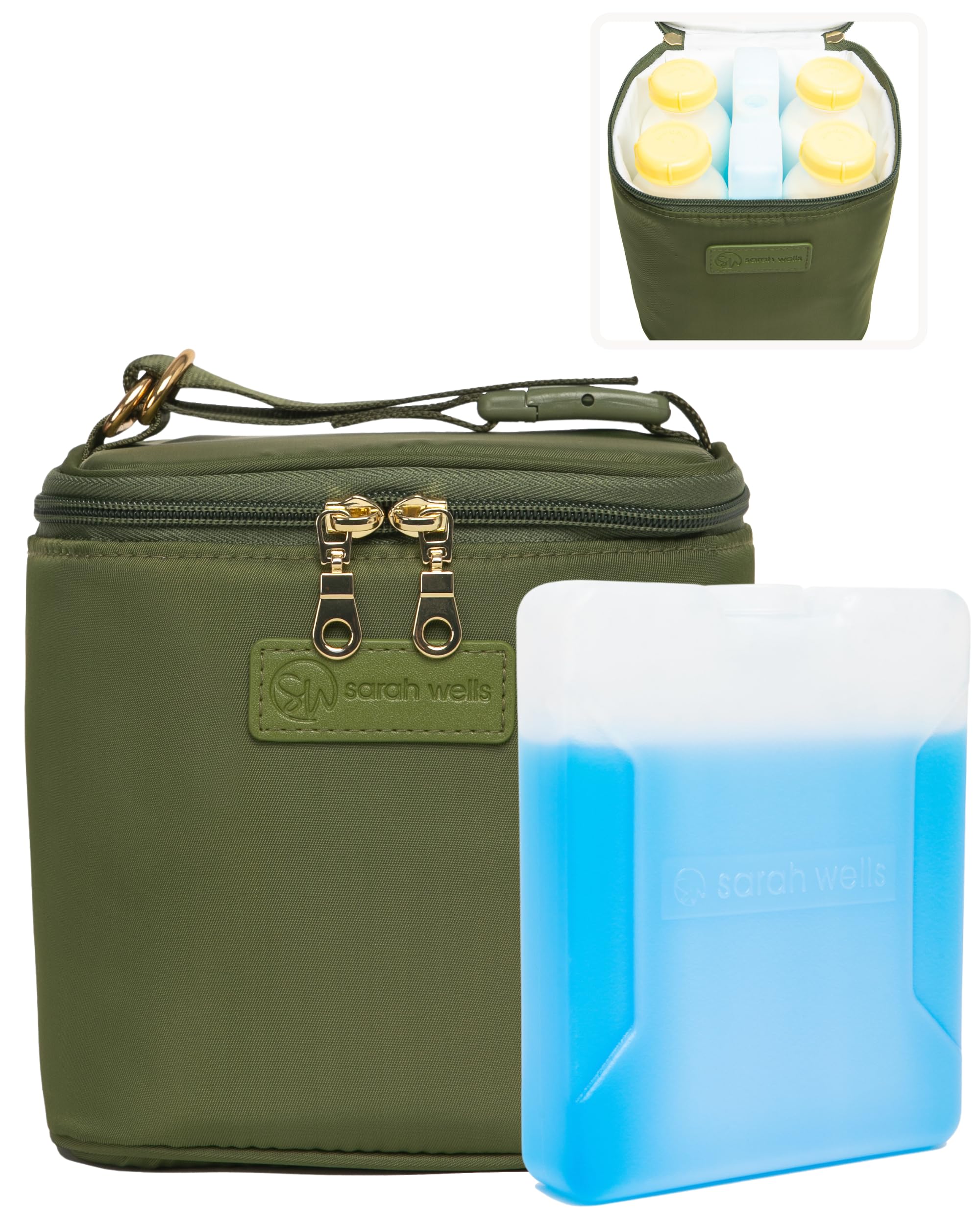 Sarah Wells Cold Gold Breastmilk Cooler Bag