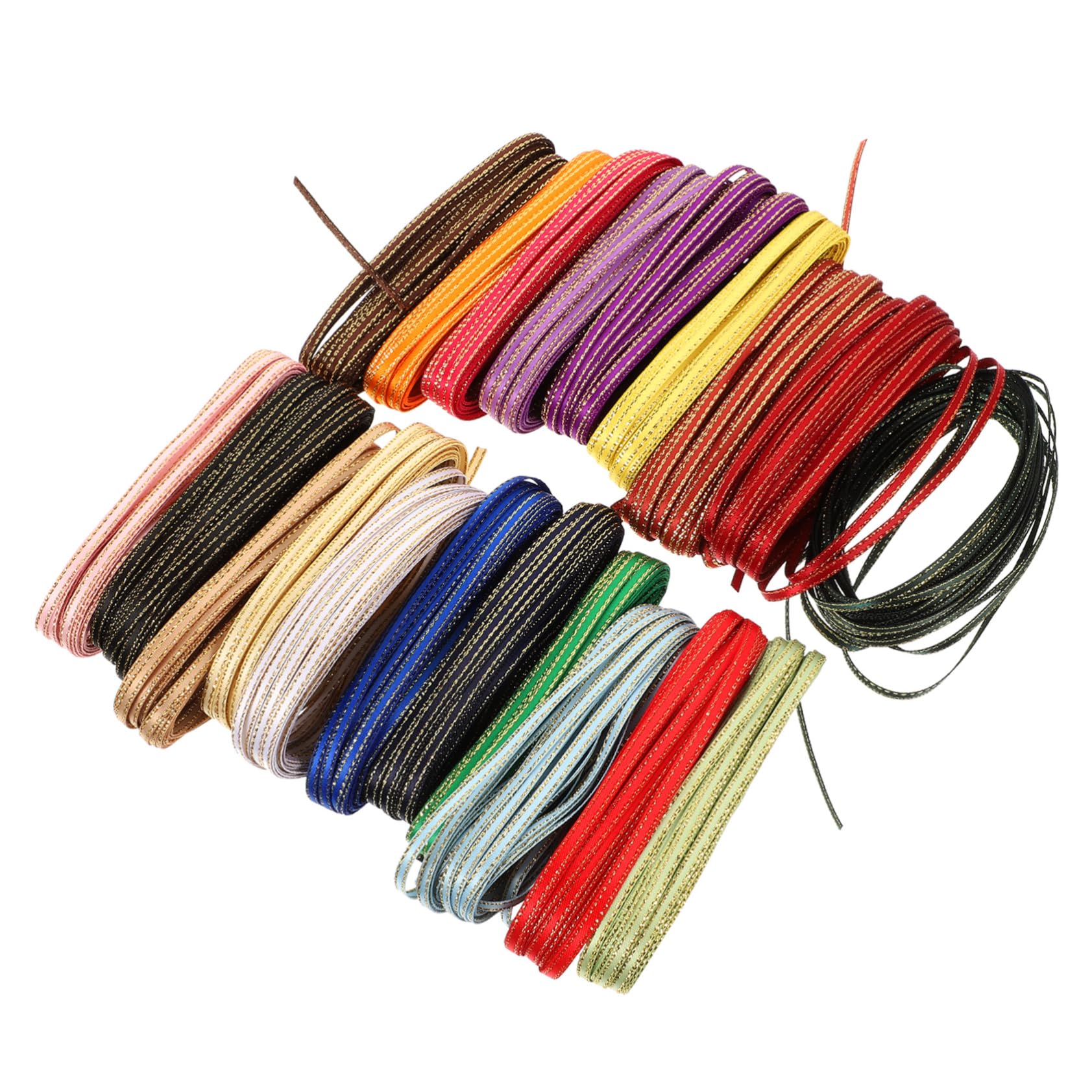 Operitacx 60rollen Geschenkband Seidenband Für Bastelarbeiten Und Geschenkverpackungen Farben Je Für Projekte Hochzeiten Und Feste
