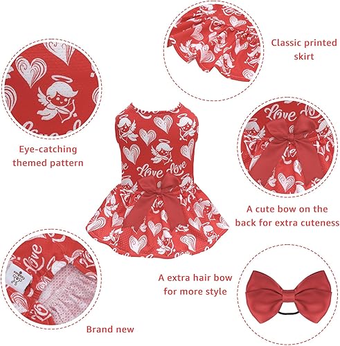 Miniatura 124 de CuteBone Vestido de malla para perro, vestido de Halloween para cachorros, traje de verano para mascotas, moda de verano para perros pequeños, ropa