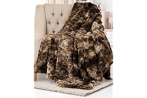 Soft and Affectionate Minky Throw with a Wildlife Flair