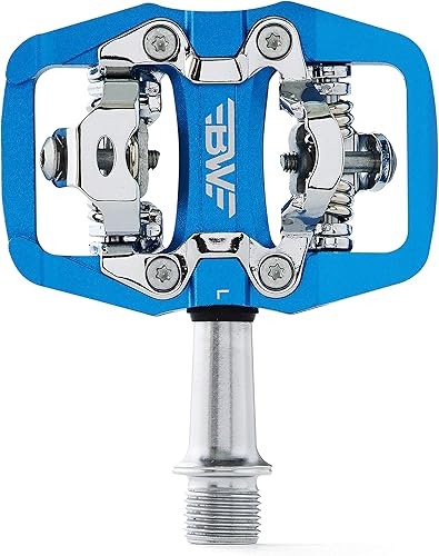 BW USA Rock Garden - Pedal plano - Pedales de bicicleta MTB compatibles con SPD